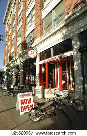 Stock Photo -  Boise, ID, Idaho, downtown, pedestrian street. Fotosearch