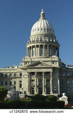 Boise, ID, Idaho, State Capitol View Large Photo Image Stock Image - Boise, ID, Idaho, State Capitol. Fotosearch