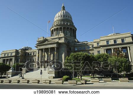 Stock Image -  Boise, ID, Idaho, State Capitol. Fotosearch