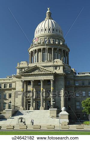 Stock Image -  Boise, ID, Idaho, State Capitol. Fotosearch