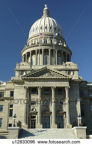 Boise, ID, Idaho, State Capitol View Large Photo Image Stock Photograph - Boise, ID, Idaho, State Capitol. Fotosearch