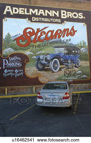 Stock Image -  Boise, ID, Idaho, Stearns, the Ultimate Car, wall mural. Fotosearch