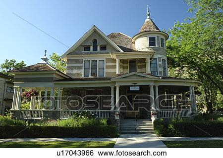 Stock Photograph -  Boise, ID, Idaho, The Bishops' House, Old Idaho State Penitentiary State Historic Site. Fotosearch