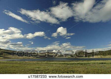 Stock Image -  British Columbia, Canada, Nicola River Valley, Nicola Lake. Fotosearch