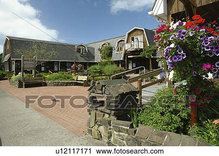 Cannon Beach, OR, Oregon, Pacific Ocean, Pacific Coast Scenic Byway, Rt Route, Highway 101, downtown, Sandpiper Square View Large Photo Image Stock Image - Cannon Beach, OR, Oregon, Pacific Ocean, Pacific Coast Scenic Byway, Rt Route, Highway 101, downtown, Sandpiper Square. Fotosearch