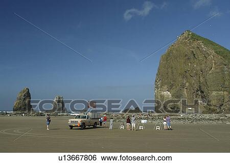 Cannon Beach, OR, Oregon, Pacific Ocean, Pacific Coast Scenic Byway, Rt Route, Highway 101, Cannon Beach, Haystack Rock View Large Photo Image Stock Photograph - Cannon Beach, OR, Oregon, Pacific Ocean, Pacific Coast Scenic Byway, Rt Route, Highway 101, Cannon Beach, Haystack Rock. Fotosearch
