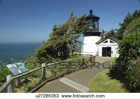 Cape Meares, OR, Oregon, Pacific Ocean, Pacific Coast Scenic Byway, Rt Route, Highway 101, Cape Meares State Scenic Viewpoint, Cape Meares Lighthouse View Large Photo Image Stock Image - Cape Meares, OR, Oregon, Pacific Ocean, Pacific Coast Scenic Byway, Rt Route, Highway 101, Cape Meares State Scenic Viewpoint, Cape Meares Lighthouse. Fotosearch