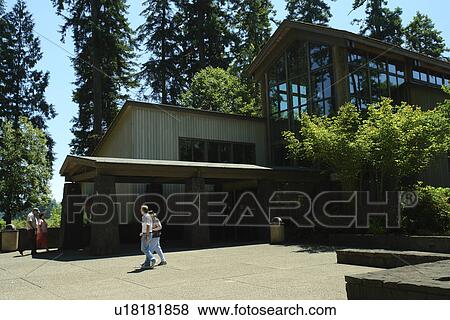 Stock Photo -  Castle Rock, WA, Washington, Mount St. Helens National Volcanic Monument, Mount St. Helens Visitor Center. Fotosearch