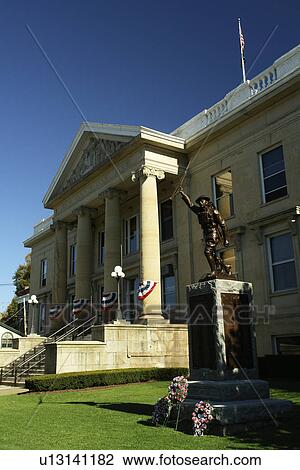 Stock Image -  Catskill, NY, New York, Historic Downtown, Green County Courthouse. Fotosearch