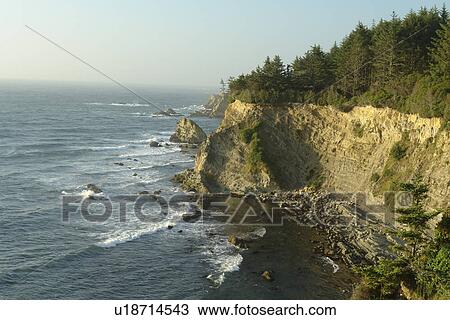 Charleston, OR, Oregon, Pacific Ocean, Pacific Coast Scenic Byway, Rt Route, Highway 101, Cape Arago State Park View Large Photo Image Stock Image - Charleston, OR, Oregon, Pacific Ocean, Pacific Coast Scenic Byway, Rt Route, Highway 101, Cape Arago State Park. Fotosearch