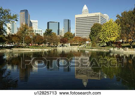 Charlotte, NC, North Carolina, Downtown Skyline, Marshall Park, autumn View Large Photo Image Stock Image - Charlotte, NC, North Carolina, Downtown Skyline, Marshall Park, autumn. Fotosearch