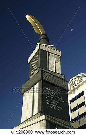 Charlotte, NC, North Carolina, Downtown, inkwell and feather pen statue View Large Photo Image Stock Image - Charlotte, NC, North Carolina, Downtown, inkwell and feather pen statue. Fotosearch