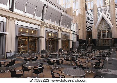 Stock Image -  Charlotte, NC, North Carolina, Downtown, Mint Museum Shop, cafeteria. Fotosearch