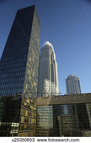 Charlotte, NC, North Carolina, Downtown, The Square, high-rise buildings View Large Photo Image Stock Image - Charlotte, NC, North Carolina, Downtown, The Square, high-rise buildings. Fotosearch
