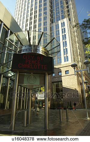 Charlotte, NC, North Carolina, Downtown, Blumenthal Performing Arts Center View Large Photo Image Stock Photo - Charlotte, NC, North Carolina, Downtown, Blumenthal Performing Arts Center. Fotosearch