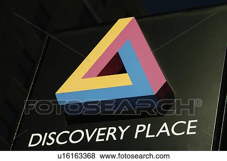 Stock Photo -  Charlotte, NC, North Carolina, Downtown, Discovery Place, Aquarium, logo. Fotosearch