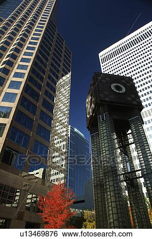 Charlotte, NC, North Carolina, Downtown, high-rise buildings, clock, autumn View Large Photo Image Stock Photograph - Charlotte, NC, North Carolina, Downtown, high-rise buildings, clock, autumn. Fotosearch