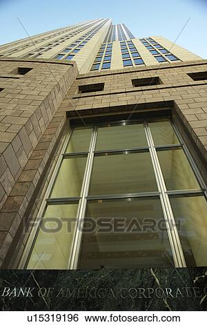 Stock Photograph -  Charlotte, NC, North Carolina, Downtown, Bank of America Building. Fotosearch