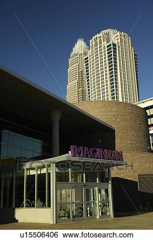 Stock Photograph -  Charlotte, NC, North Carolina, Downtown, Imaginon, The Joe & Joan Martin Center. Fotosearch