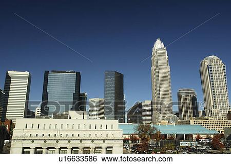 Charlotte, NC, North Carolina, Downtown Skyline View Large Photo Image Stock Photograph - Charlotte, NC, North Carolina, Downtown Skyline. Fotosearch