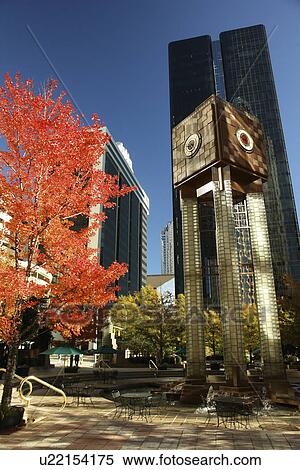 Charlotte, NC, North Carolina, Downtown, high-rise buildings, autumn View Large Photo Image Stock Photography - Charlotte, NC, North Carolina, Downtown, high-rise buildings, autumn. Fotosearch