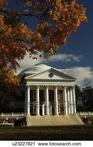 Stock Image -  Charlottesville, VA, Virginia, University of Virginia, Rotunda. Fotosearch
