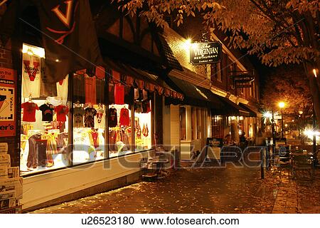 Charlottesville, VA, Virginia, Historic Downtown, evening View Large Photo Image Stock Image - Charlottesville, VA, Virginia, Historic Downtown, evening. Fotosearch