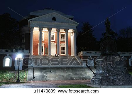 Charlottesville, VA, Virginia, University of Virginia, Rotunda, evening View Large Photo Image Stock Photo - Charlottesville, VA, Virginia, University of Virginia, Rotunda, evening. Fotosearch