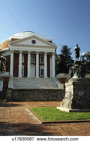 Stock Photo -  Charlottesville, VA, Virginia, University of Virginia, Rotunda. Fotosearch