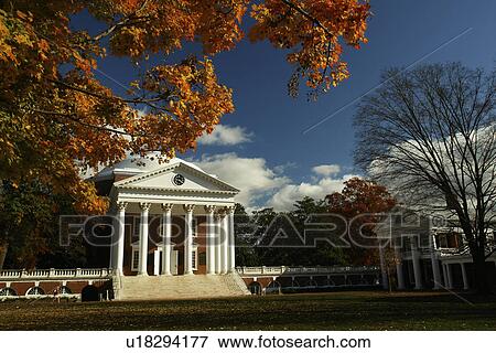 Stock Photo -  Charlottesville, VA, Virginia, University of Virginia, Rotunda. Fotosearch