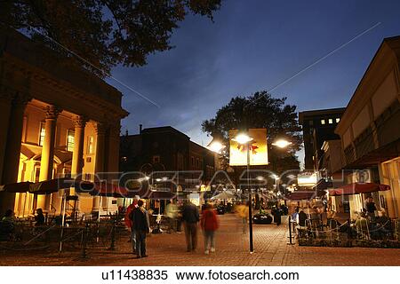 Charlottesville, VA, Virginia, Historic Downtown, evening View Large Photo Image Stock Photography - Charlottesville, VA, Virginia, Historic Downtown, evening. Fotosearch