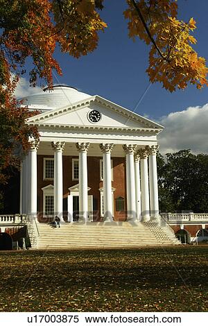 Stock Photography -  Charlottesville, VA, Virginia, University of Virginia, Rotunda. Fotosearch