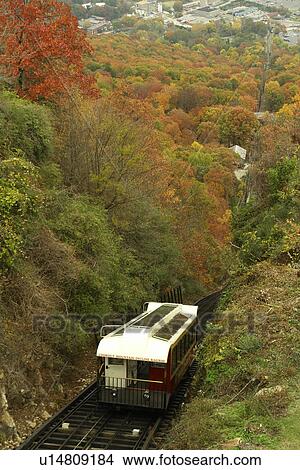 Chattanooga, TN, Tennessee, Lookout Mountain Incline Railway, autumn View Large Photo Image Picture - Chattanooga, TN, Tennessee, Lookout Mountain Incline Railway, autumn. Fotosearch