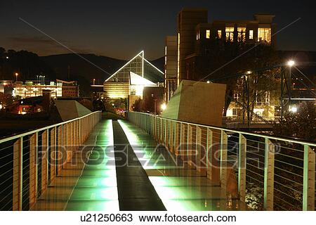 Chattanooga, TN, Tennessee, footbridge, evening View Large Photo Image Stock Image - Chattanooga, TN, Tennessee, footbridge, evening. Fotosearch
