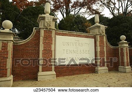 Chattanooga, TN, Tennessee, University of Tennessee at Chattanooga, entrance sign, UT View Large Photo Image Picture - Chattanooga, TN, Tennessee, University of Tennessee at Chattanooga, entrance sign, UT. Fotosearch