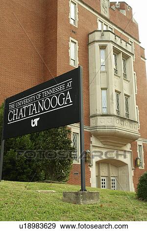 Stock Photo -  Chattanooga, TN, Tennessee, University of Tennessee at Chattanooga, George Thomas Hunter Hall, UT. Fotosearch