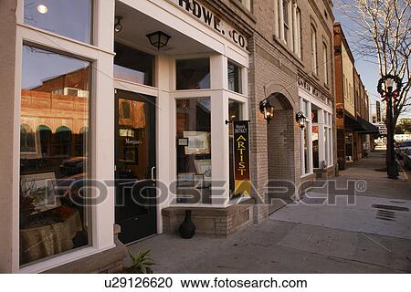 Stock Image -  Conway, SC, South Carolina, The Grand Strand, downtown. Fotosearch