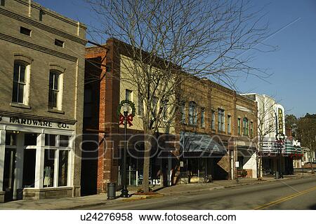 Stock Photo -  Conway, SC, South Carolina, The Grand Strand, downtown. Fotosearch