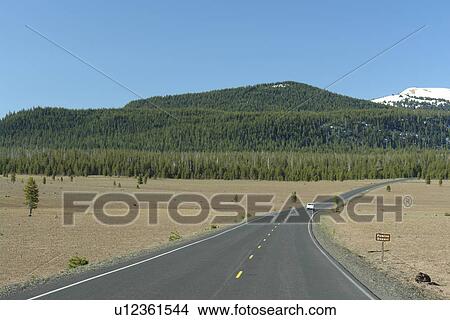 Crater Lake National Park, OR, Oregon, Cascade Range, Volcanic Legacy Scenic Byway, Rim Drive View Large Photo Image Picture - Crater Lake National Park, OR, Oregon, Cascade Range, Volcanic Legacy Scenic Byway, Rim Drive. Fotosearch