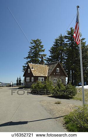 Crater Lake National Park, OR, Oregon, Cascade Range, Rim Village Visitor Center View Large Photo Image Stock Image - Crater Lake National Park, OR, Oregon, Cascade Range, Rim Village Visitor Center. Fotosearch