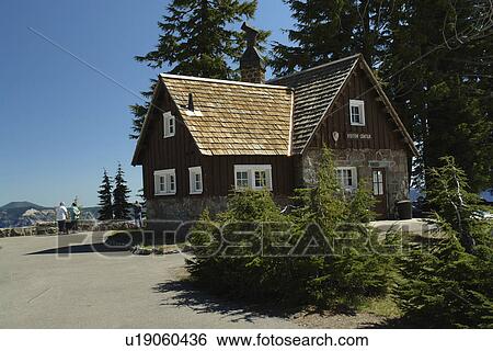 Crater Lake National Park, OR, Oregon, Cascade Range, Rim Village Visitor Center View Large Photo Image Stock Photograph - Crater Lake National Park, OR, Oregon, Cascade Range, Rim Village Visitor Center. Fotosearch