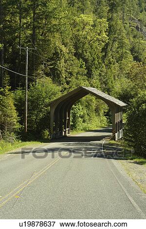 Crescent City, CA, California, Covered Bridge, Jedediah Smith Redwoods State Park and Redwood National and State Parks View Large Photo Image Stock Photo - Crescent City, CA, California, Covered Bridge, Jedediah Smith Redwoods State Park and Redwood National and State Parks. Fotosearch