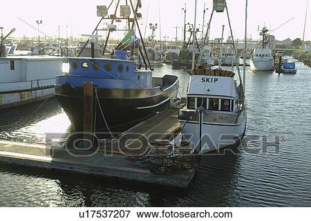 Crescent City, CA, California, Pacific Ocean, Crescent City Harbor, fishing boats View Large Photo Image Stock Photo - Crescent City, CA, California, Pacific Ocean, Crescent City Harbor, fishing boats. Fotosearch