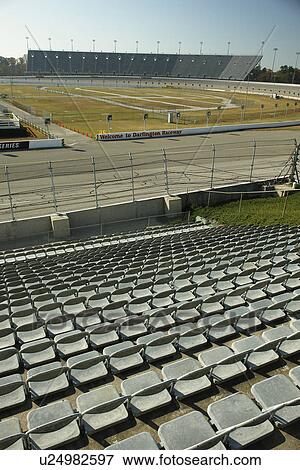 Stock Photo -  Darlington, SC, South Carolina, Darlington Speedway, raceway, racetrack . Fotosearch