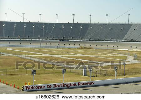 Darlington, SC, South Carolina, Darlington Speedway, raceway, racetrack View Large Photo Image Stock Photograph - Darlington, SC, South Carolina, Darlington Speedway, raceway, racetrack . Fotosearch