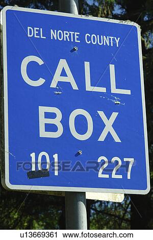 Del Norte County, CA, California, Rt. 101, road sign, Call Box View Large Photo Image Stock Image - Del Norte County, CA, California, Rt. 101, road sign, Call Box. Fotosearch