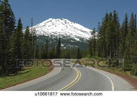Deschutes National Forest, OR, Oregon, Mount Bachelor, Cascade Lakes National Scenic Byway, Cascade Range View Large Photo Image Stock Photo - Deschutes National Forest, OR, Oregon, Mount Bachelor, Cascade Lakes National Scenic Byway, Cascade Range. Fotosearch