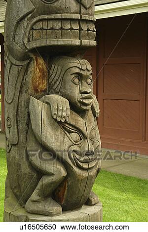 Duncan, British Columbia, Canada, Vancouver Island, Totem poles View Large Photo Image Stock Image - Duncan, British Columbia, Canada, Vancouver Island, Totem poles. Fotosearch
