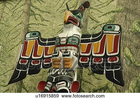 Duncan, British Columbia, Canada, Vancouver Island, Totem poles View Large Photo Image Stock Photo - Duncan, British Columbia, Canada, Vancouver Island, Totem poles. Fotosearch
