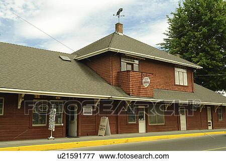 Stock Photo -  Duncan, British Columbia, Canada, Vancouver Island, Cowhichan Valley Museum. Fotosearch